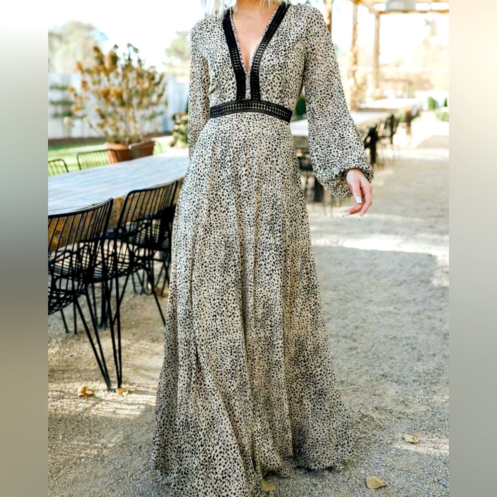 Baltic Born Cha Cha Print Maxi Dress